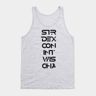 Character Abilities Dice Tank Top